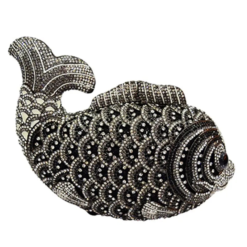 Luxe Vis Kristal Tasje