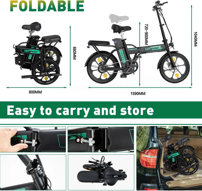 Electric bike foldable city