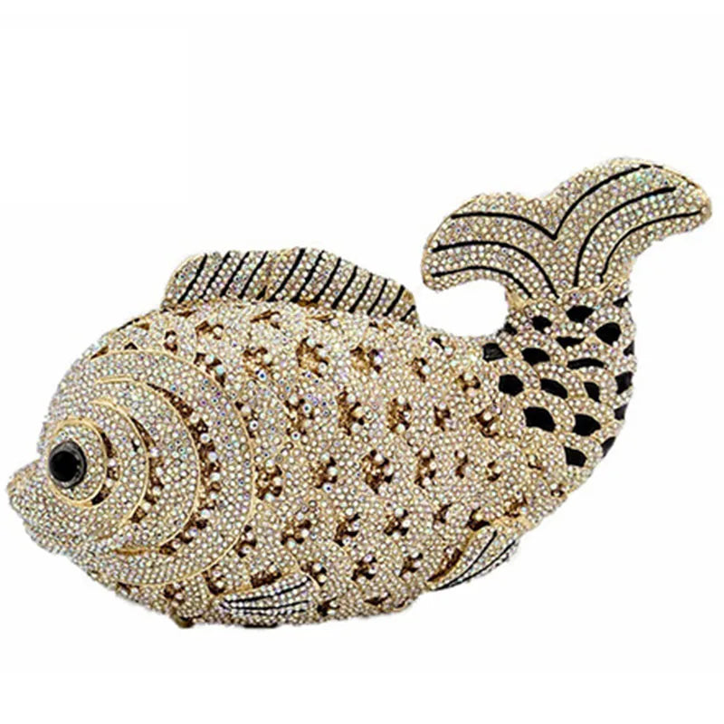 Luxe Vis Kristal Tasje