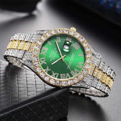 Diamond Bling Men,s Watch