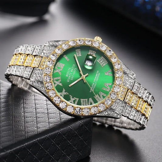Diamond Bling Men,s Watch