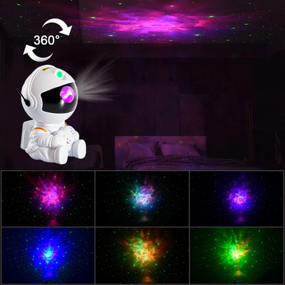 2024 NEW Spaceman Projector Starry Sky Galaxy Stars Projector Night Light LED Lamp for Bedroom Room Decor Decorative Nightlight