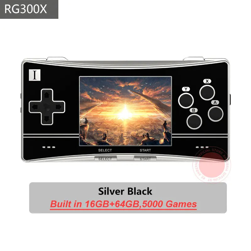 New Anbernic RG300X Retro Portable Game Console Min Video Game Player For  Games Support HD Out Built In 5000 Games Kids Gift