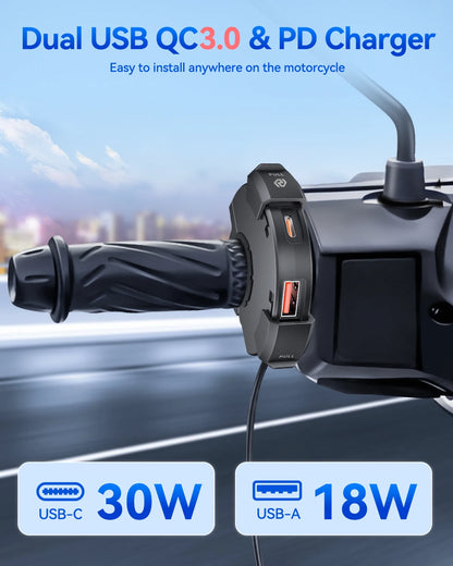 Motorcycle USB Charger Waterproof