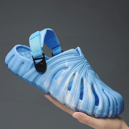 Male Slipper Platform Cloud Monstera Funny Leaf Home Soft Slides Sandals Outdoor Summer Ladies House Shoe Flat Men Female Beach