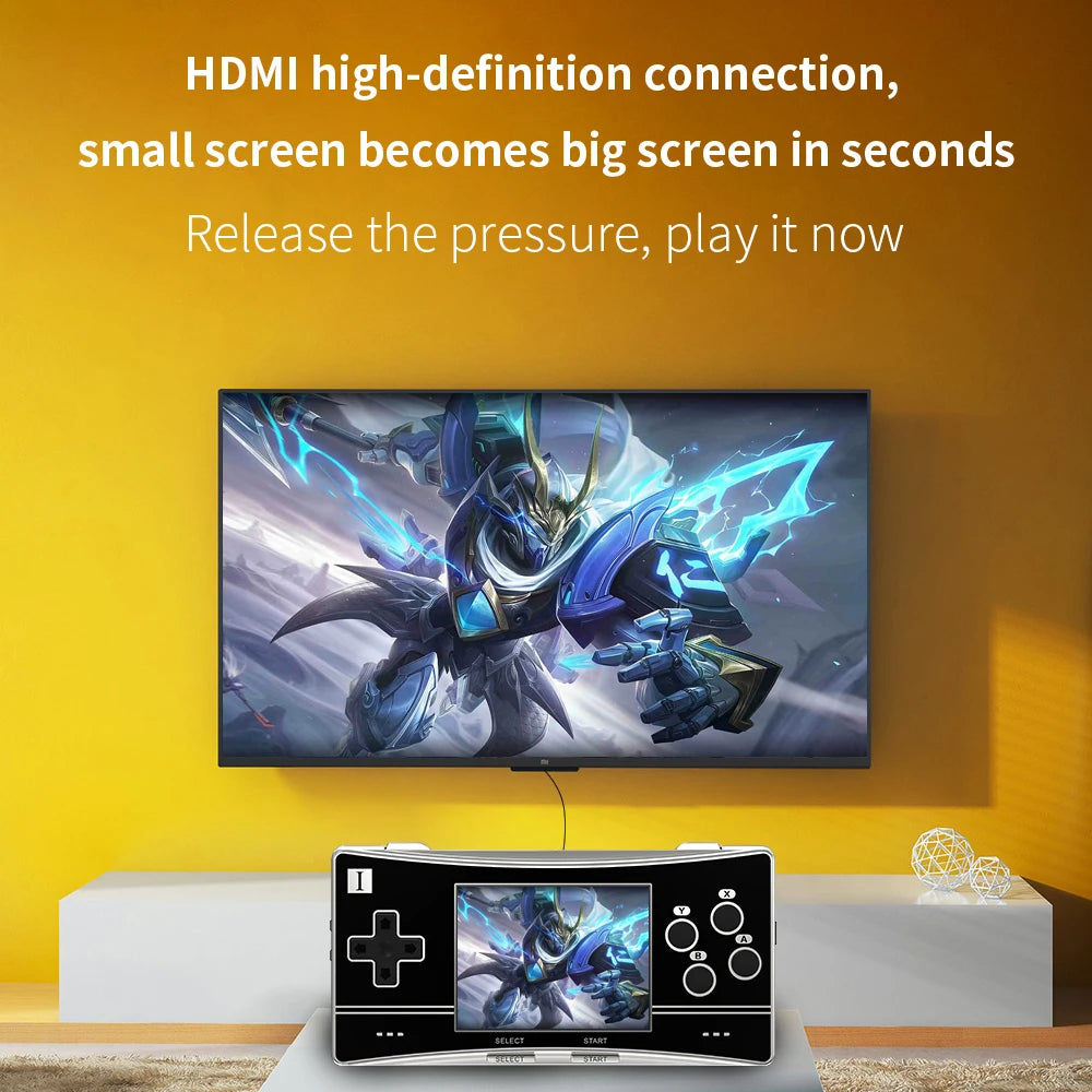 New Anbernic RG300X Retro Portable Game Console Min Video Game Player For  Games Support HD Out Built In 5000 Games Kids Gift