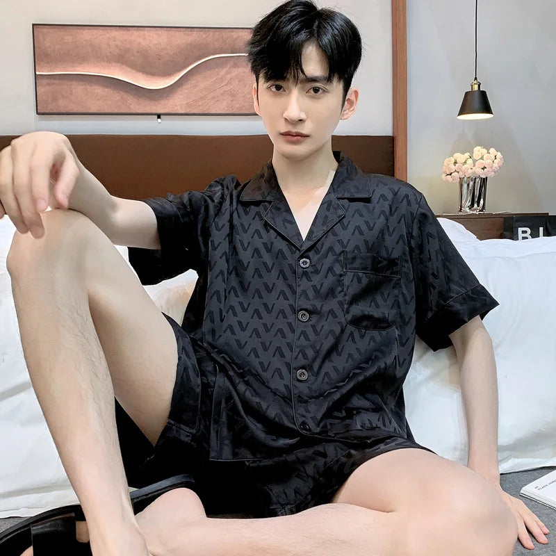 Heren Nacht kleding Set