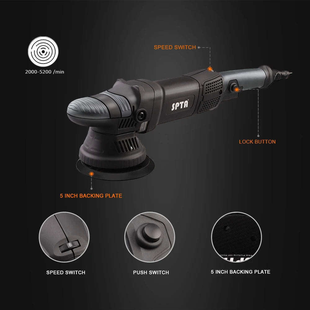 Car Polisher Dual Action