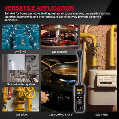 Combustible Natural Gas Leak Detector Sound