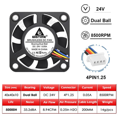 Koelventilator GDSTIME 4010