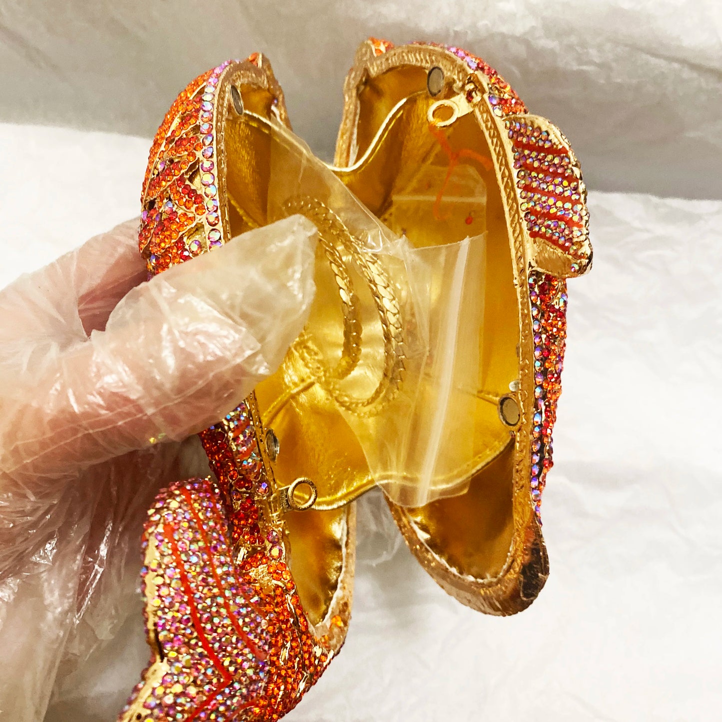 Luxe Vis Kristal Tasje