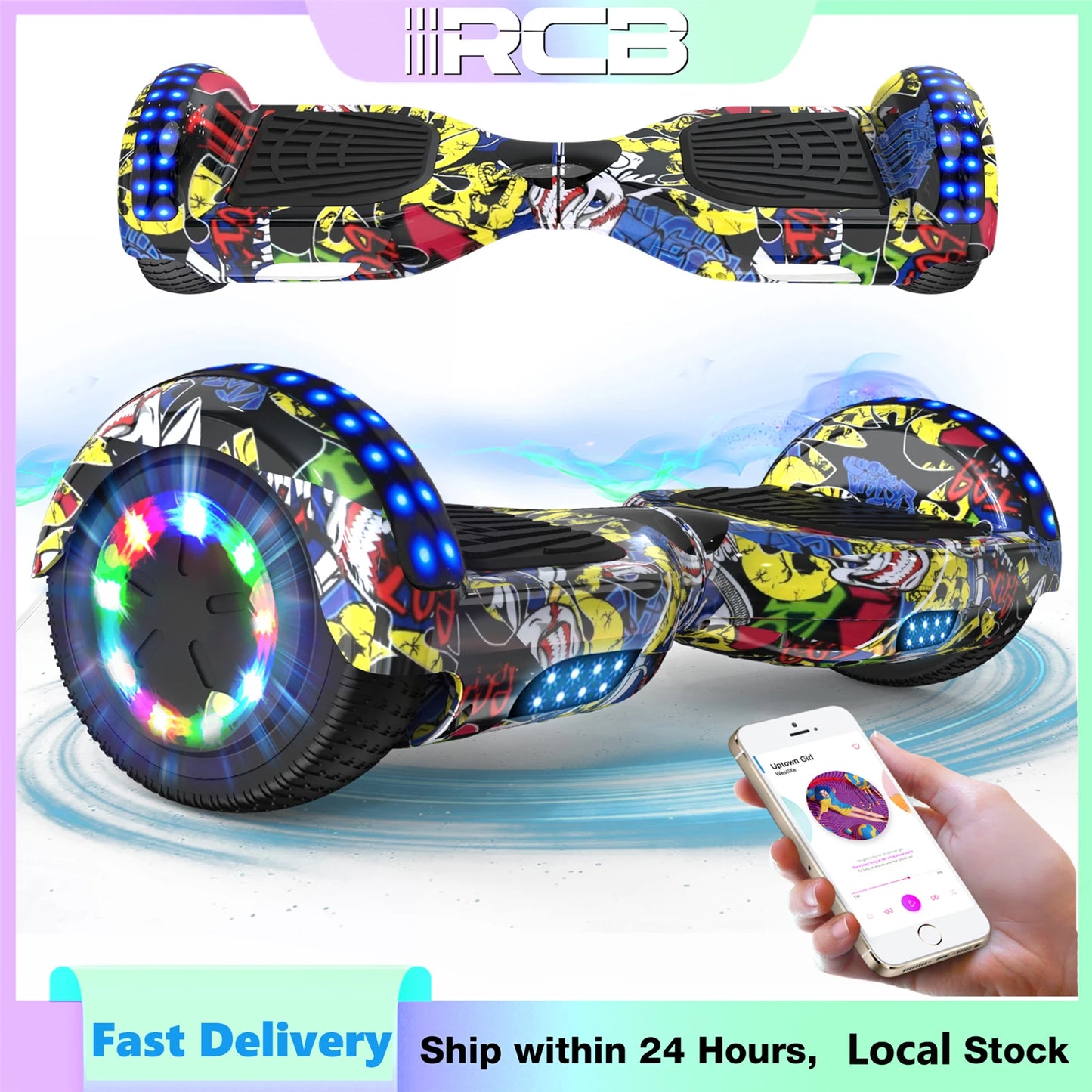 Hoverboard with Bluetooth Speaker