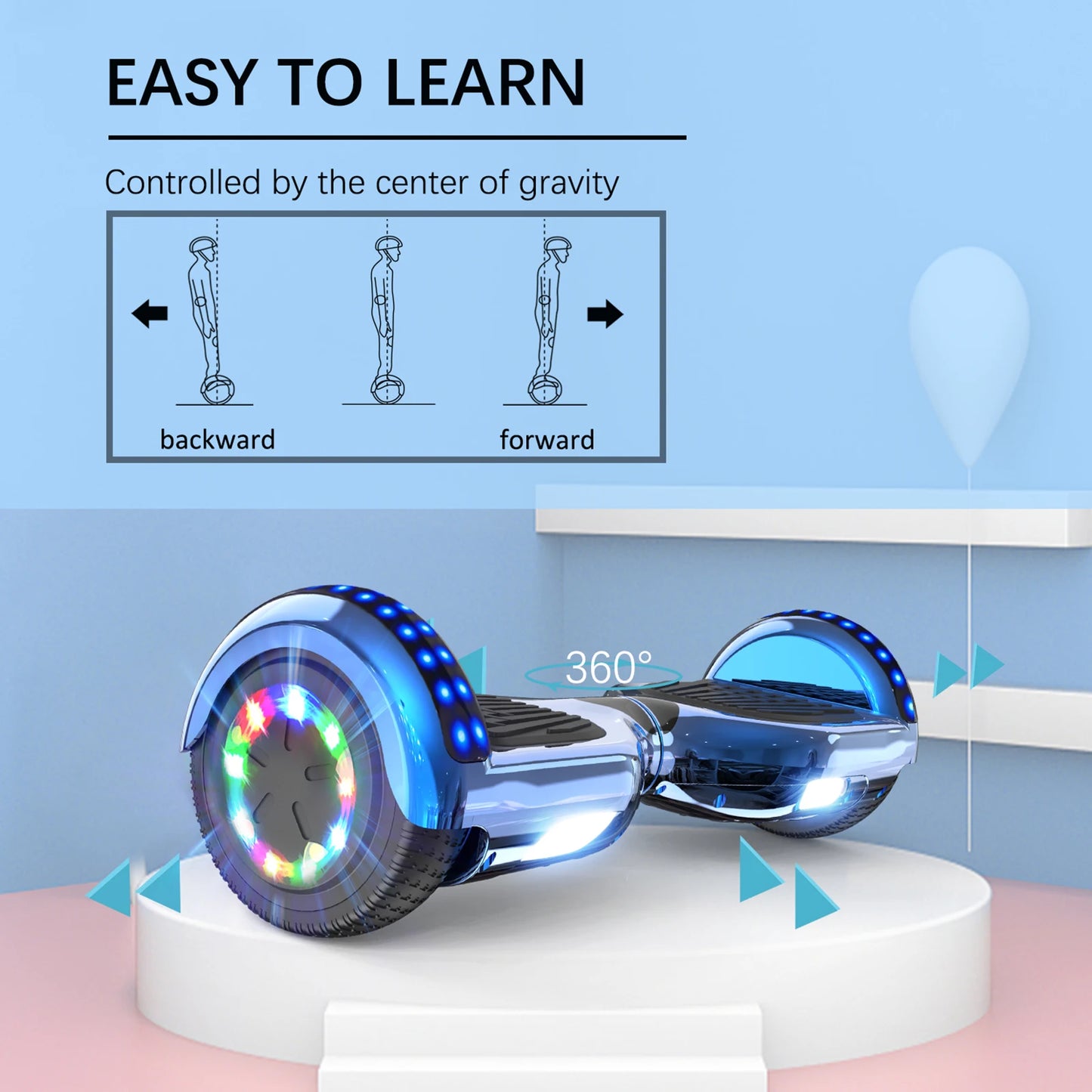Hoverboard with Bluetooth Speaker