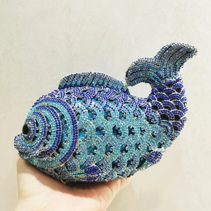 Luxe Vis Kristal Tasje