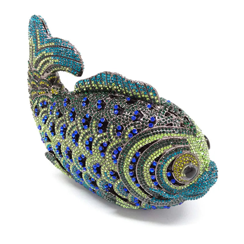 Luxe Vis Kristal Tasje