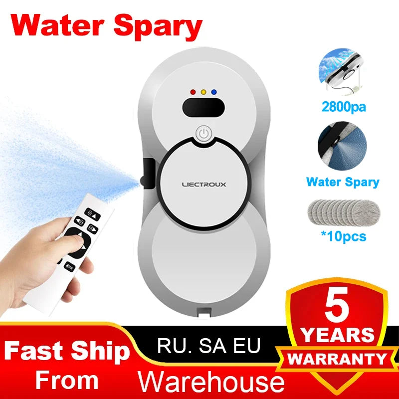 Window Cleaning Robot  Electric Glass Wet Mop,