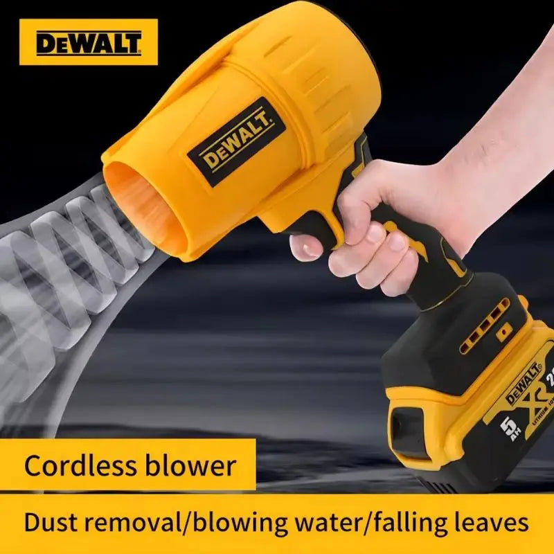 DEWALT Cordless Air Blower Brushless Turbo Fan Violent Fan 800G Thrust Handheld Dust Blowing Tool Rechargeable 20V Battery