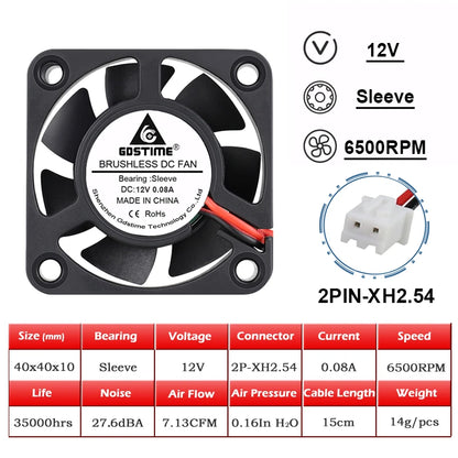 Koelventilator GDSTIME 4010