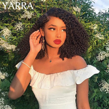 Brazilian Afro Kinky Curly Human Hair Bundles 4b 4c Afro kinky Bulk Human Hair Weave Bundle Deal Hair Extensions Wholesale Yarra