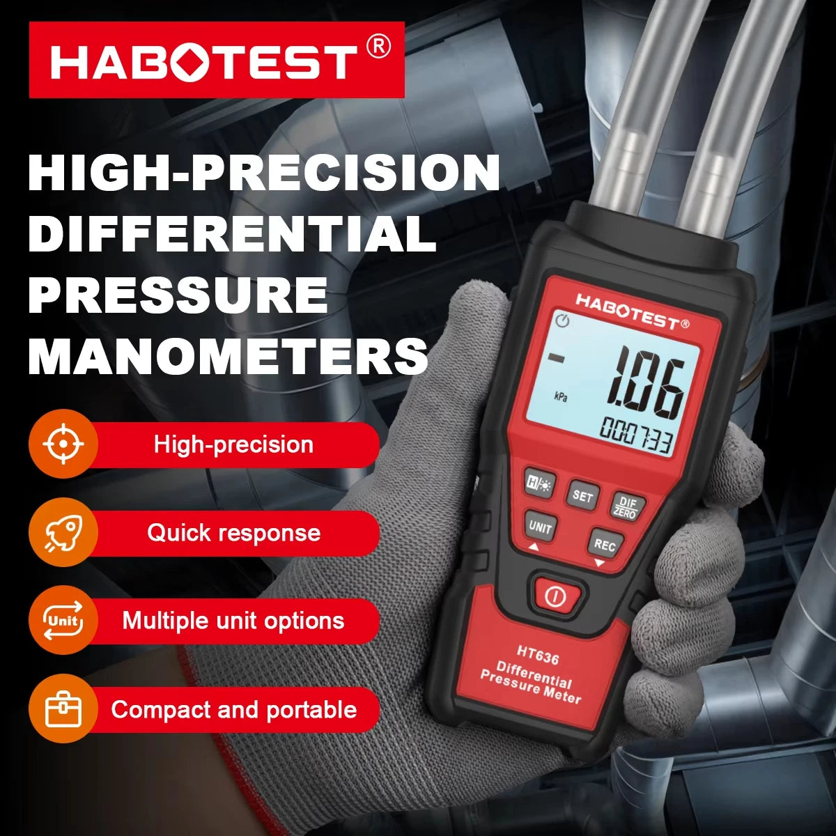 Digital Pressure  Manometer