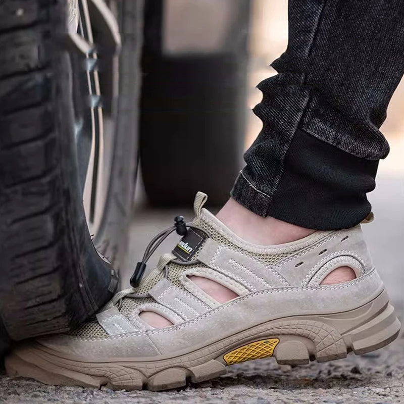 Work Shoes Men  Men Anti-smash