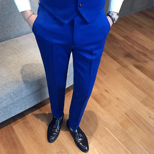 Men Suit Pants Business