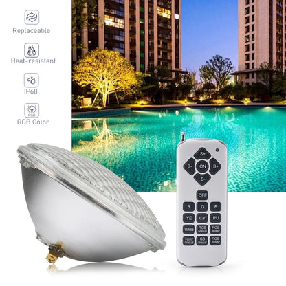 Swimming Pools Outdoor IP68 Waterproof PAR56 Underwater Lamp RGB Light with Remote Controller Warm and Cold White without RC