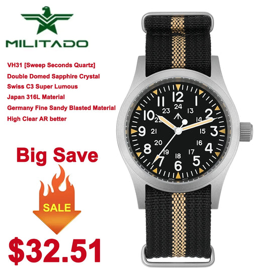 Military Field Watch Waterproof