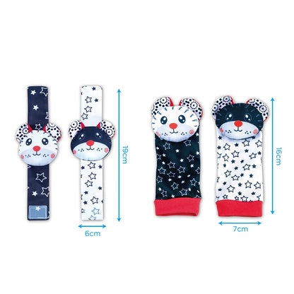 Baby Toys Baby Rattle Toys 0 12 Months Stuffed Animal Socks Wrist Strap Rattle Newborn Foot Sock Bug Wrist Strap Baby Socks
