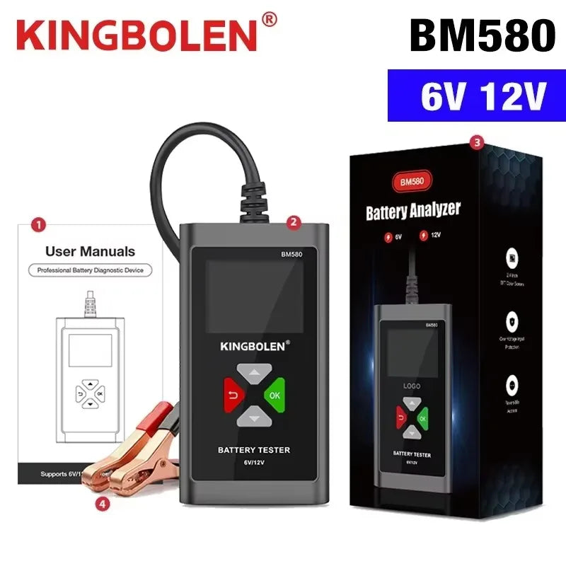 Car Battery Tester 6V 12V Automotive
