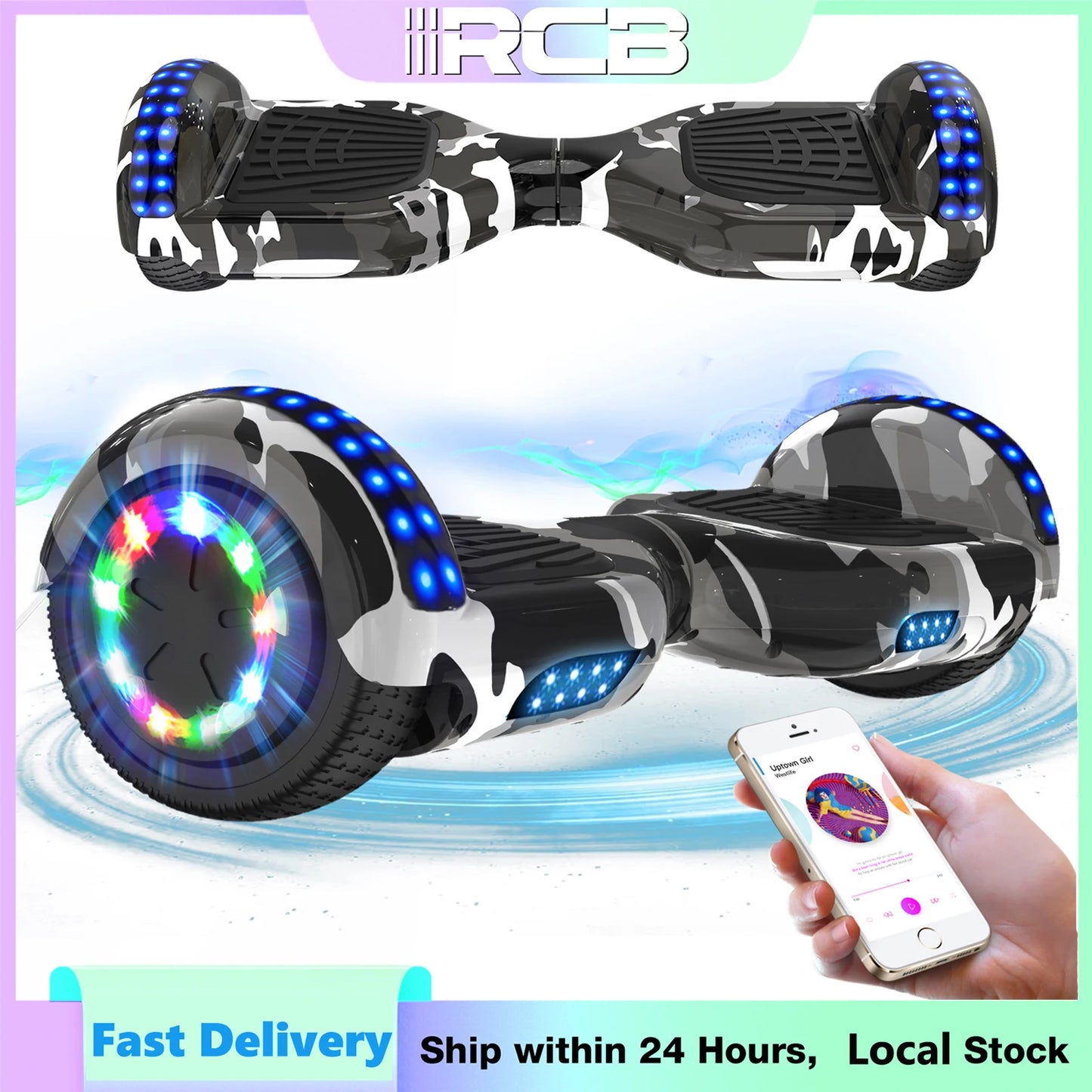 Hoverboard with Bluetooth Speaker