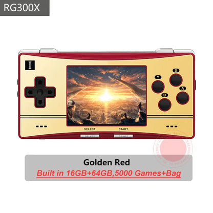 New Anbernic RG300X Retro Portable Game Console Min Video Game Player For  Games Support HD Out Built In 5000 Games Kids Gift