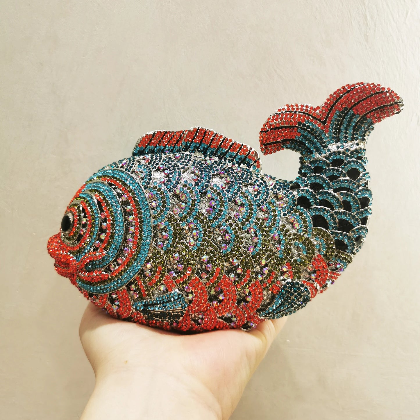 Luxe Vis Kristal Tasje