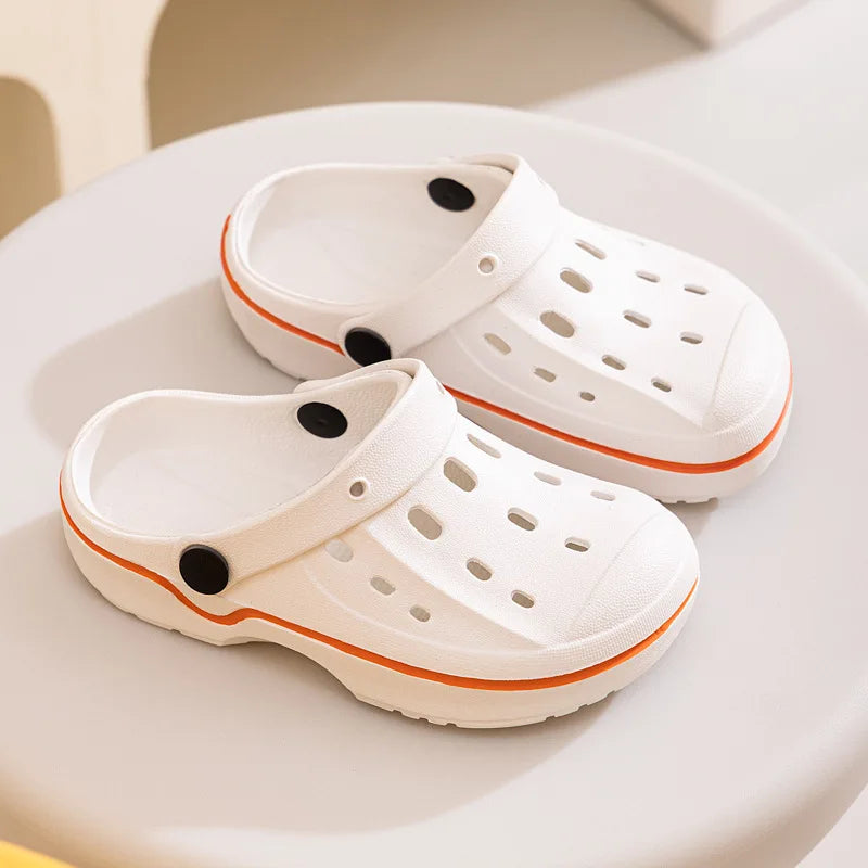 Summer Baby Girl Hole Shoes Sandals Boy Beach Slippers Infantil Children's Garden Shoes Non-Slip Floor Quick Drying Shoes A1214