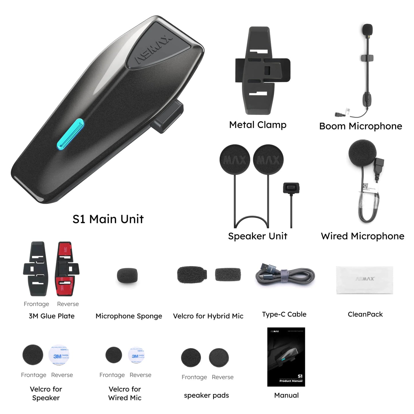 Headset Bluetooth Voice Control Motorcycle