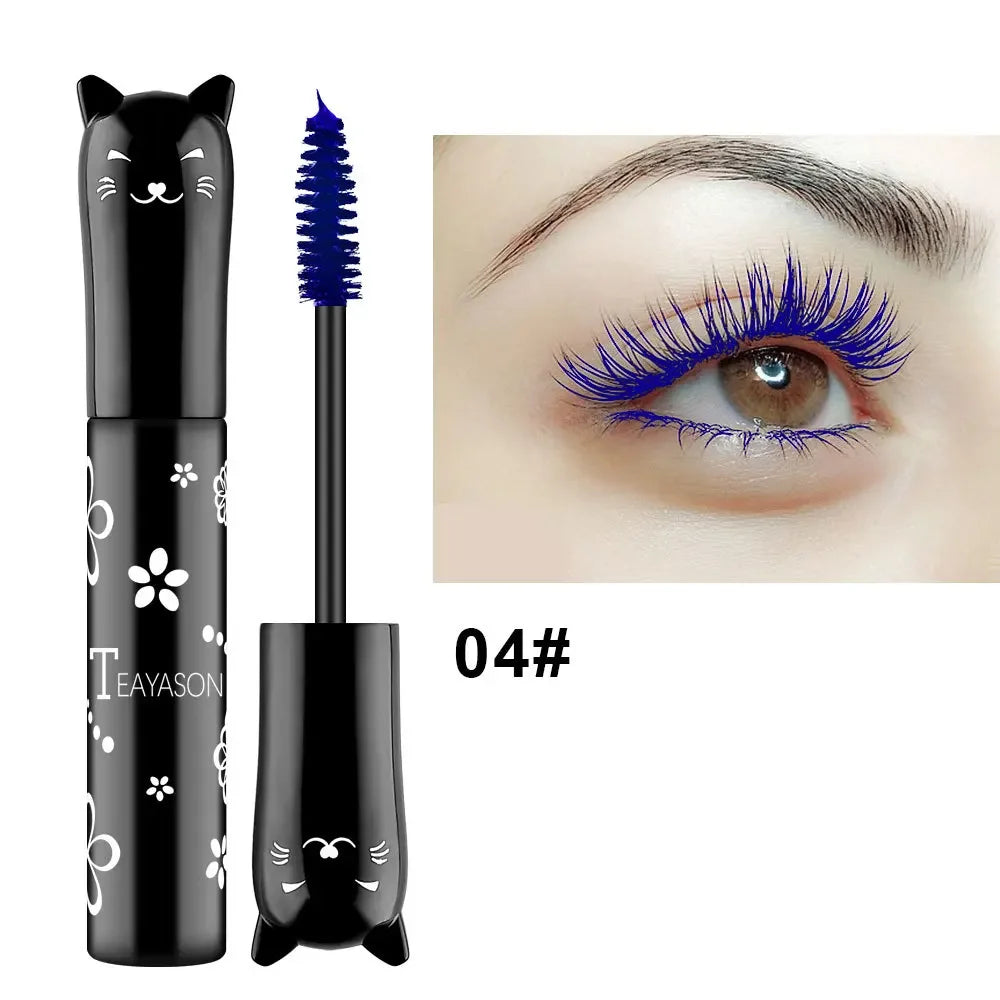 Multicolour Mascara Waterproof Fast Dry Eyelashes Curls Extension Make-Up Eyelashes Blue Pink Purple Black White Ink Mascara