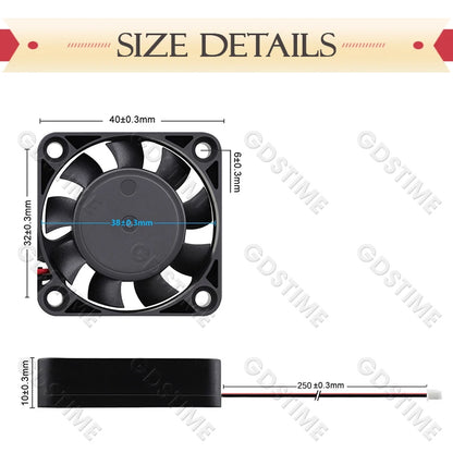 Koelventilator GDSTIME 4010