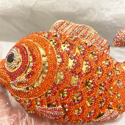 Luxe Vis Kristal Tasje