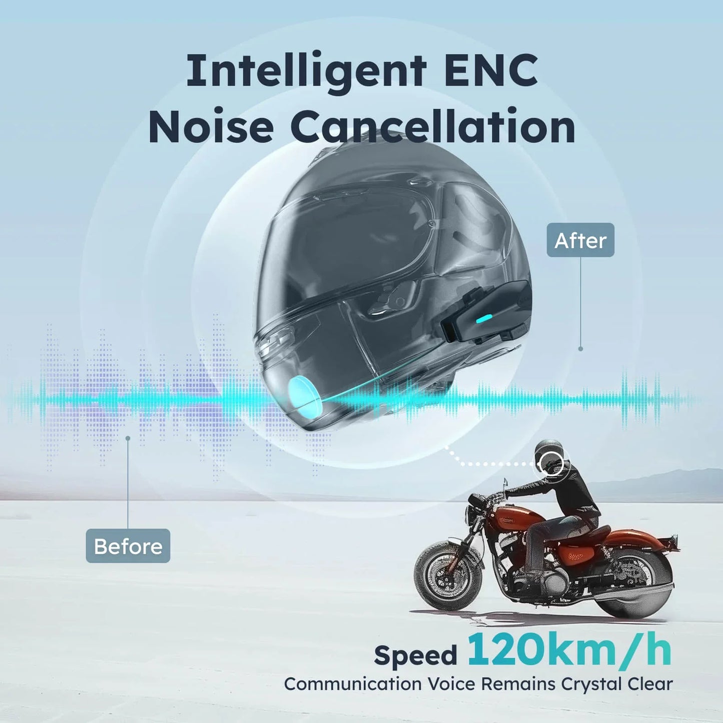 Headset Bluetooth Voice Control Motorcycle