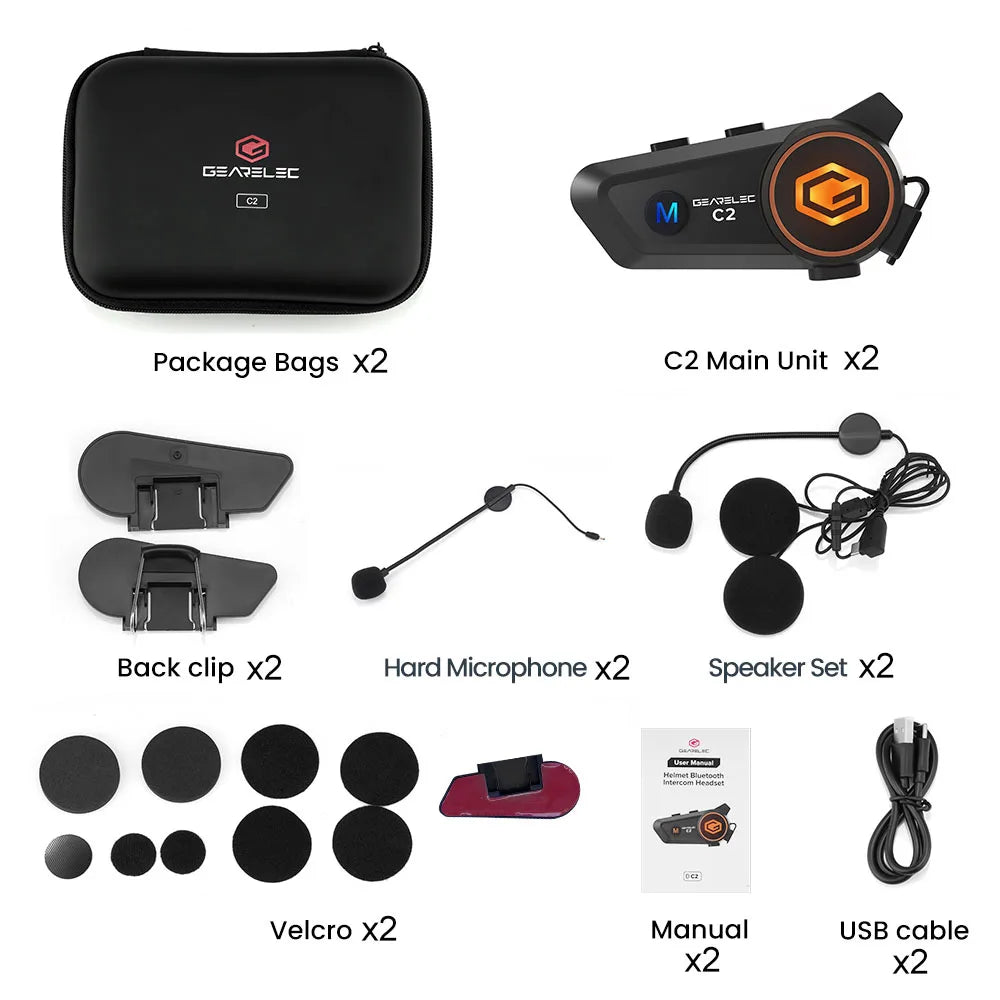 Intercom Headset Helmet