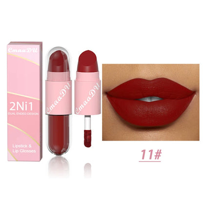 2-in-1 Lippen Stift en Lipgloss