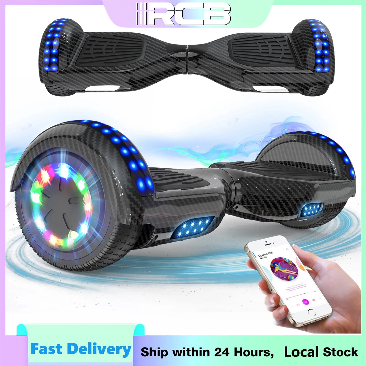 Hoverboard with Bluetooth Speaker