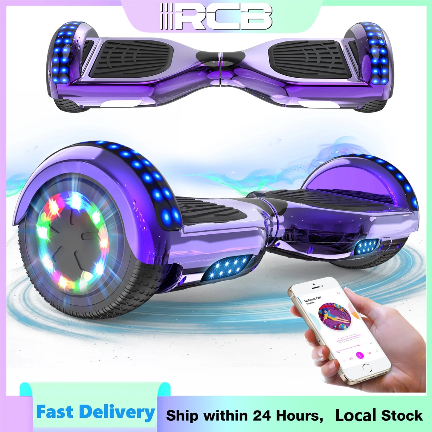 Hoverboard with Bluetooth Speaker