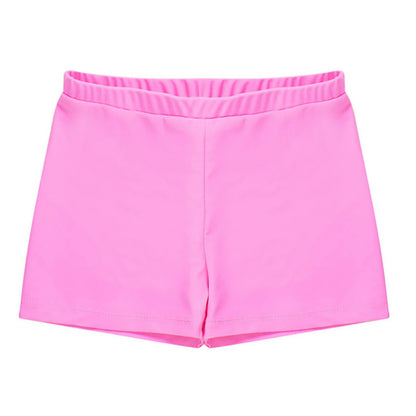 Kids Girls Shorts Summer Stretchy Swimming Shorts for Yoga Sports Gymnastic Swimming Bathing Beachwear Children Shorts Pants