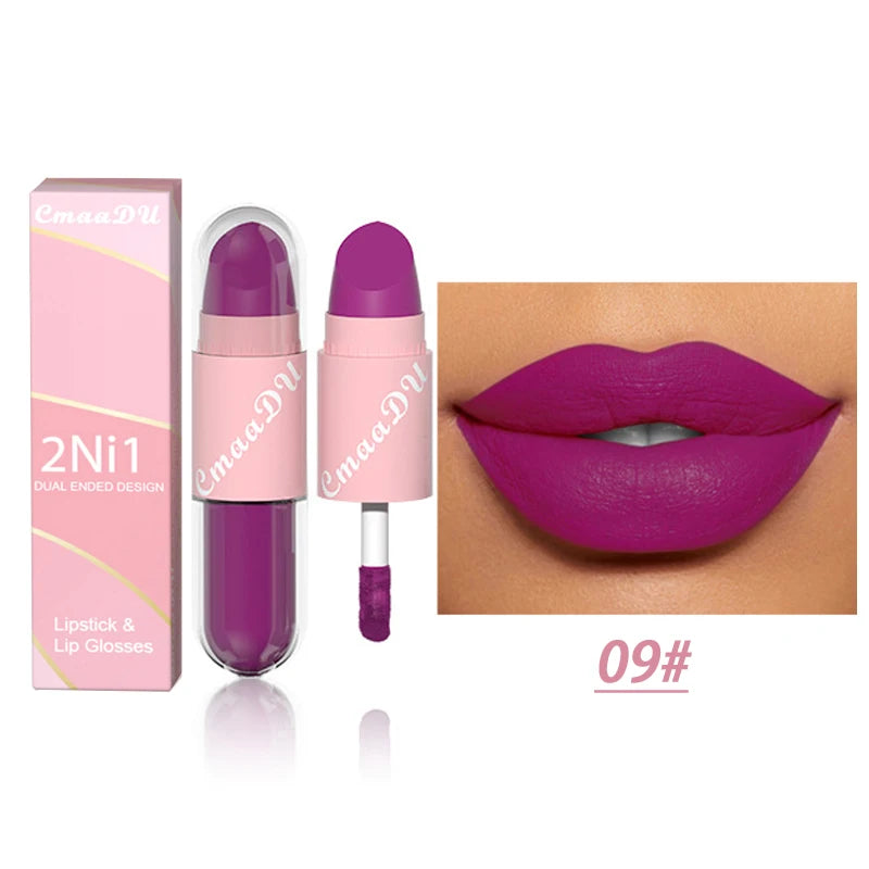 2-in-1 Lippen Stift en Lipgloss