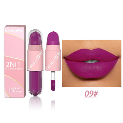 2-in-1 Lippen Stift en Lipgloss