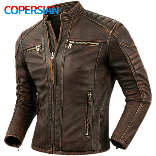 Leather Jacket Men,s