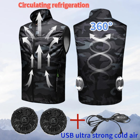 Work Jacket Fan Vest Air Conditioner