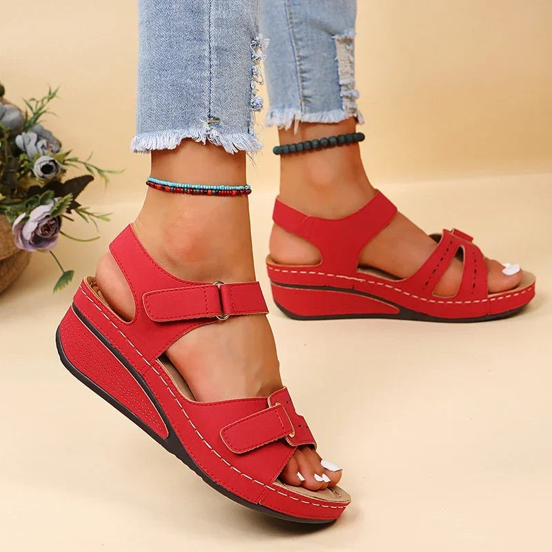Summer Wedge Sandals for Women 2025 New Fashion Non Slip Beach Shoes Woman Lightweight Casual Platform Sandalias Mujer Plus Size
