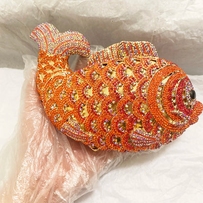 Luxe Vis Kristal Tasje